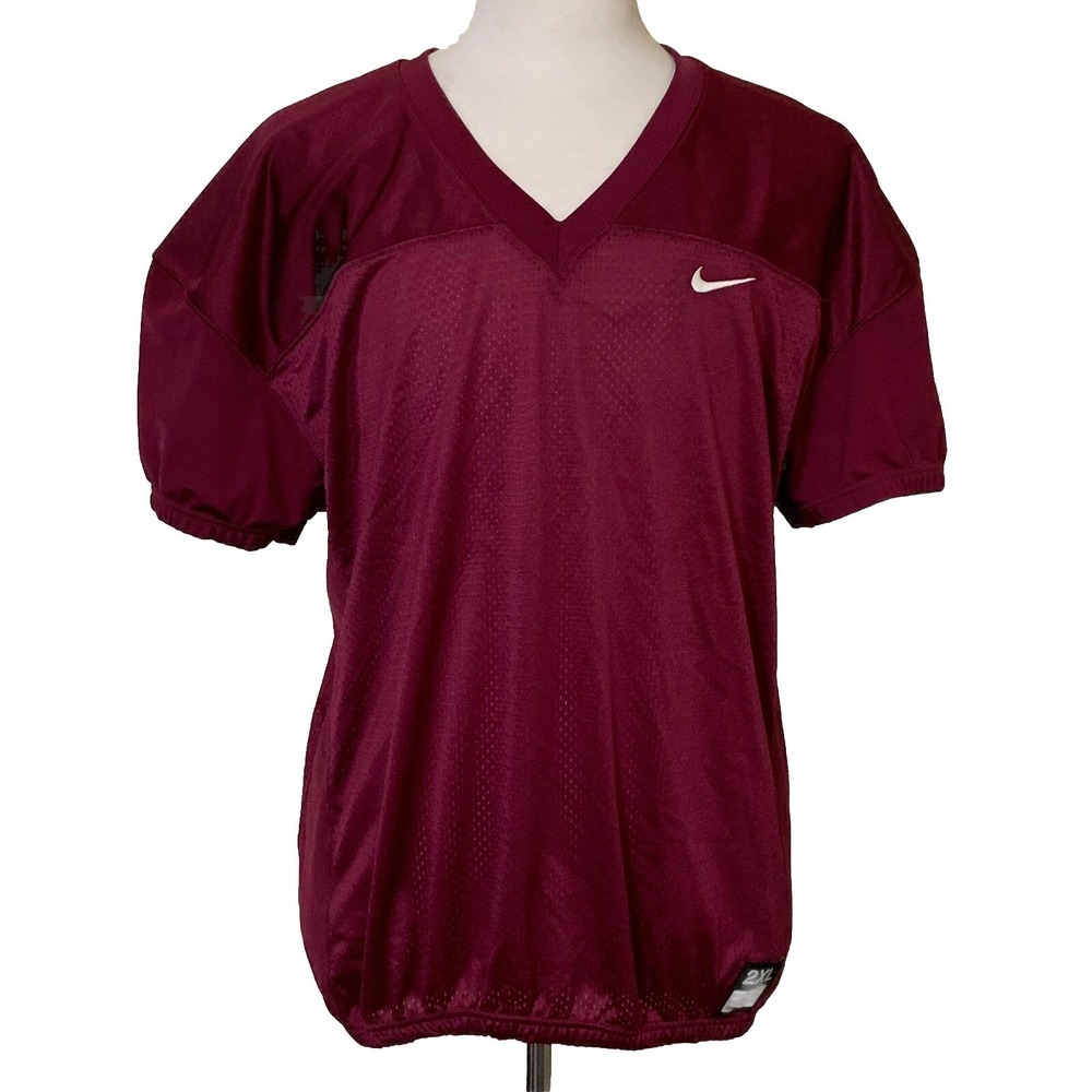 Nike Vapor Amateur Varsity Football Practice Jersey Shirt Maroon Male 2XL
